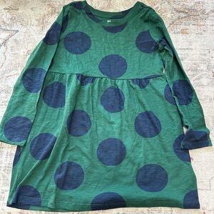Gap Blue/Green Polka Dot Dress